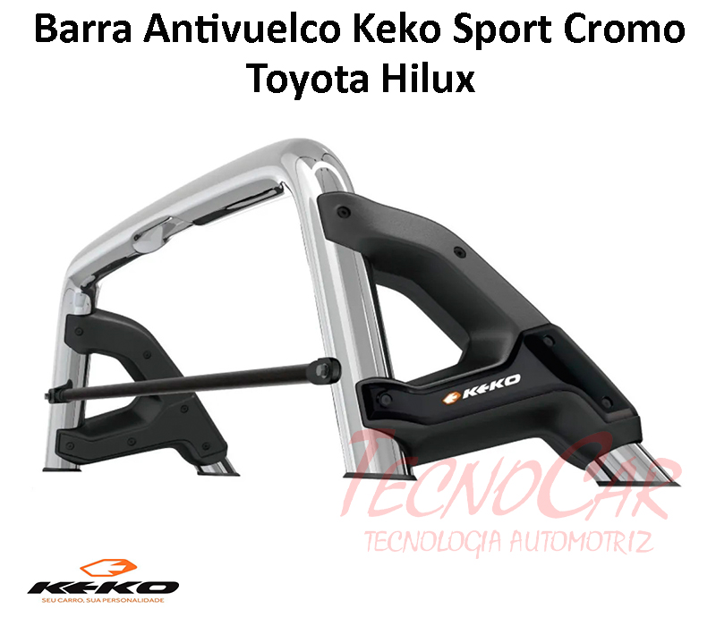 Barra Antivuelco Cromada Hilux